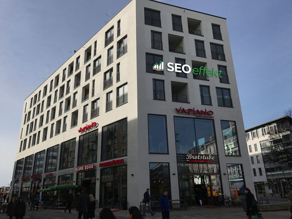 Das SEOeffekt Büro in der Großen Bergstraße 250