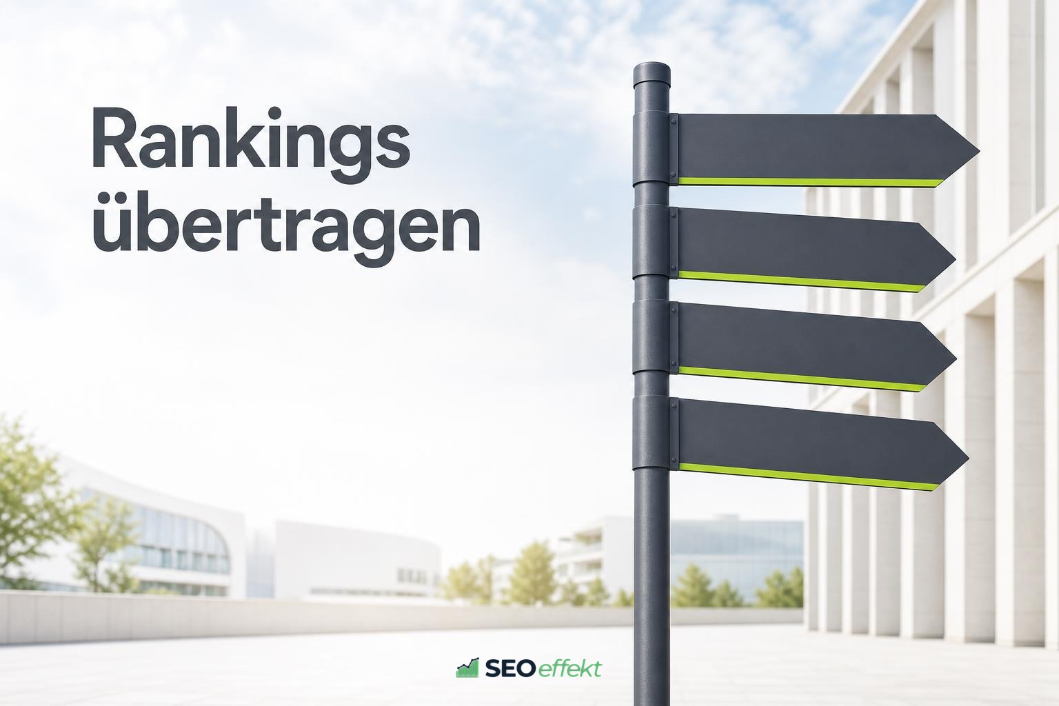 Beitragsbild: Mit 301 Weiterleitungen Rankings sauber übertragen