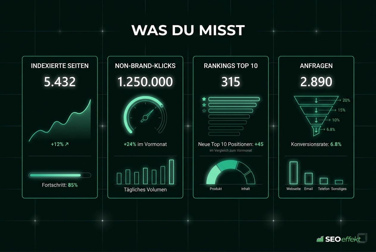 Kennzahlen zur Erfolgskontrolle nach dem Relaunch