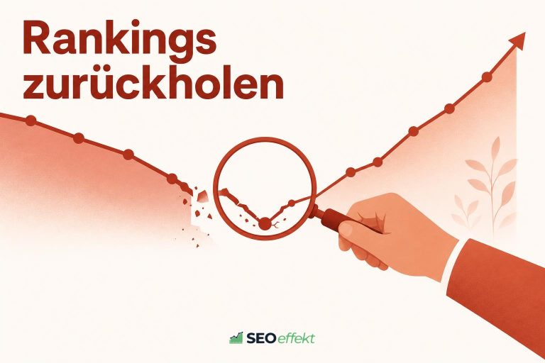 Einbrechende und wieder steigende Ranking-Kurve unter der Lupe