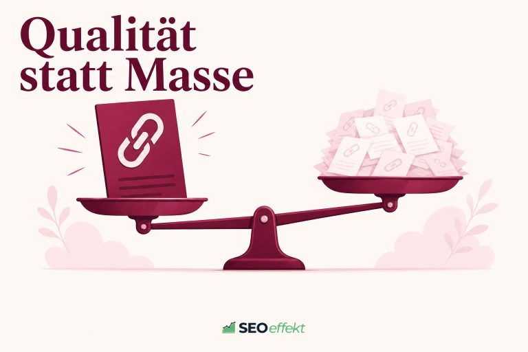 Waage: ein starker Link wiegt mehr als viele schwache Links
