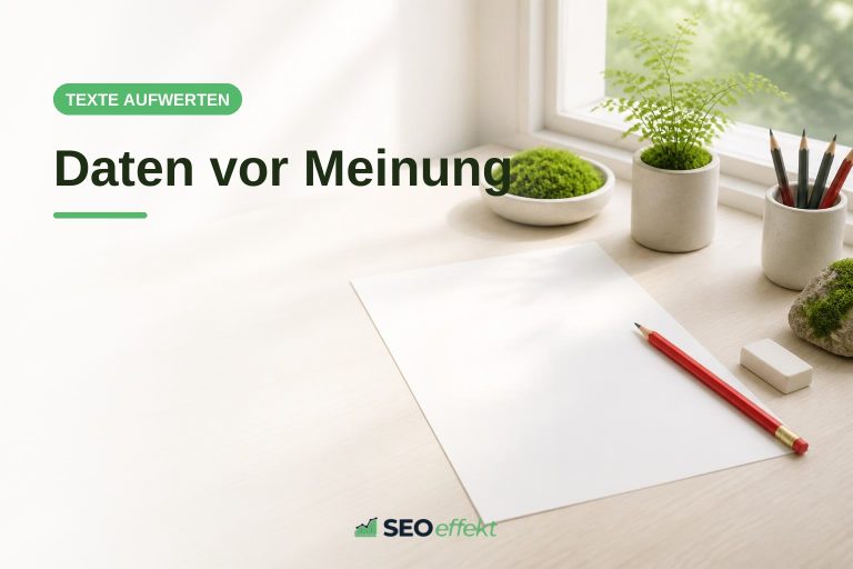 Fünf Schritte der SEO-Textoptimierung für bestehende Inhalte