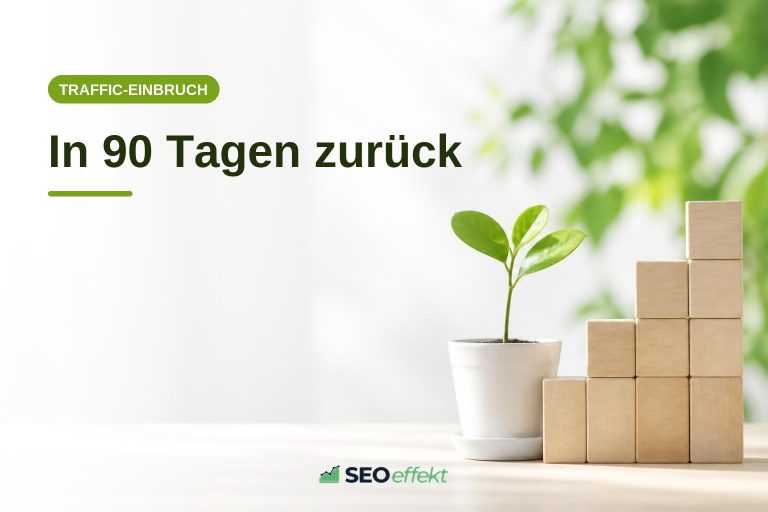Fünf Schritte, um eingebrochenen SEO-Traffic zurückzuholen