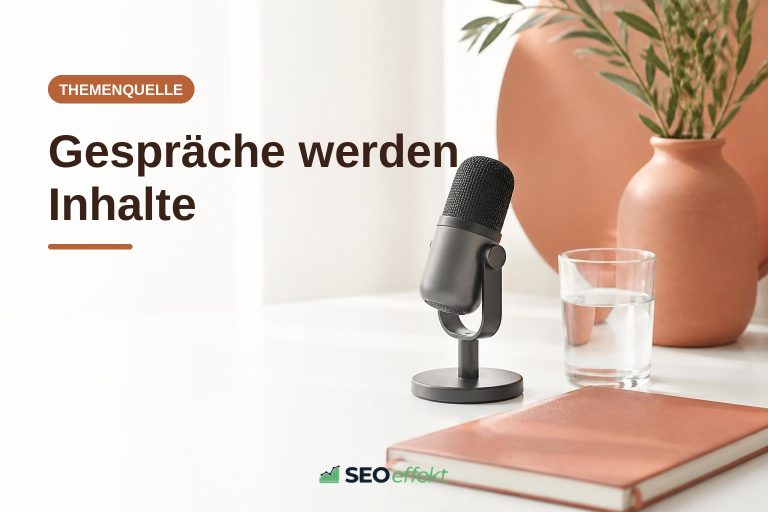 Fünf Schritte, um aus Meeting-Aufzeichnungen SEO-Inhalte zu machen