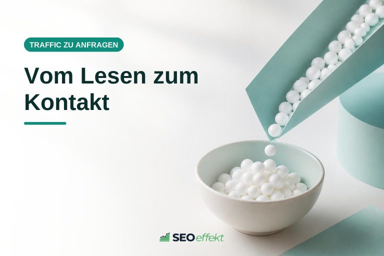 Fünf Schritte, um aus SEO-Traffic Anfragen zu machen