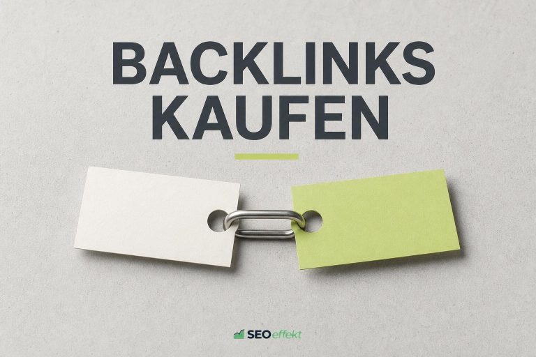 Bildliche Darstellung von starken und schwachen Backlinks