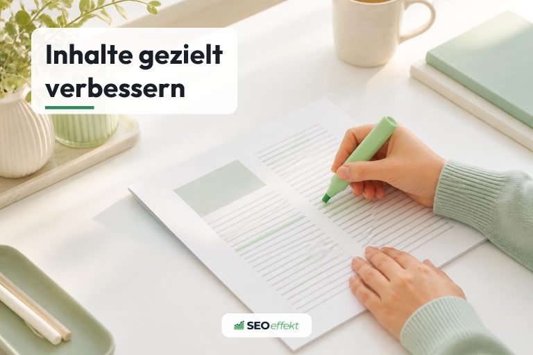 Content Optimierung: bestehende Inhalte gezielt verbessern