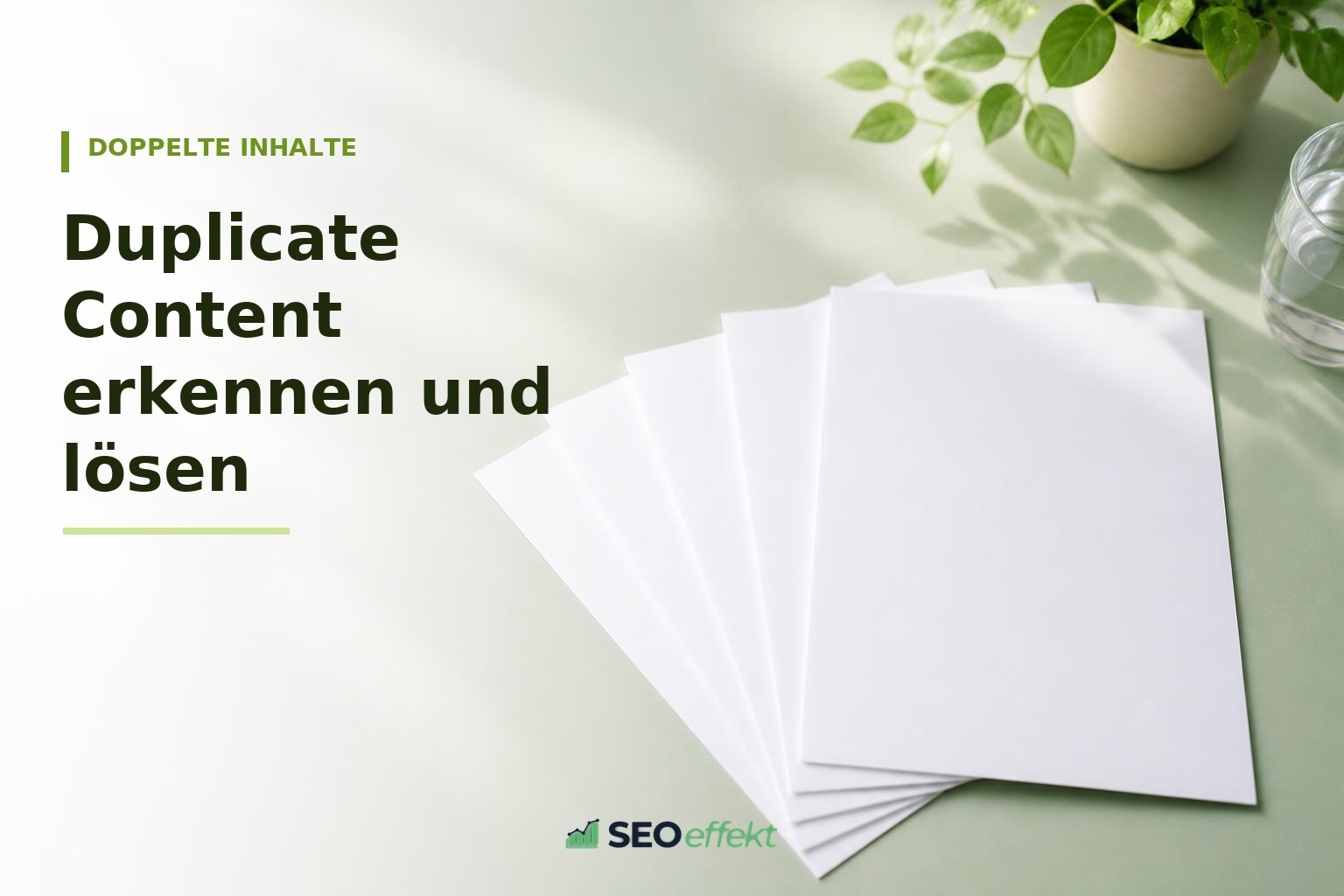 Duplicate Content – Beitragsbild von SEOeffekt