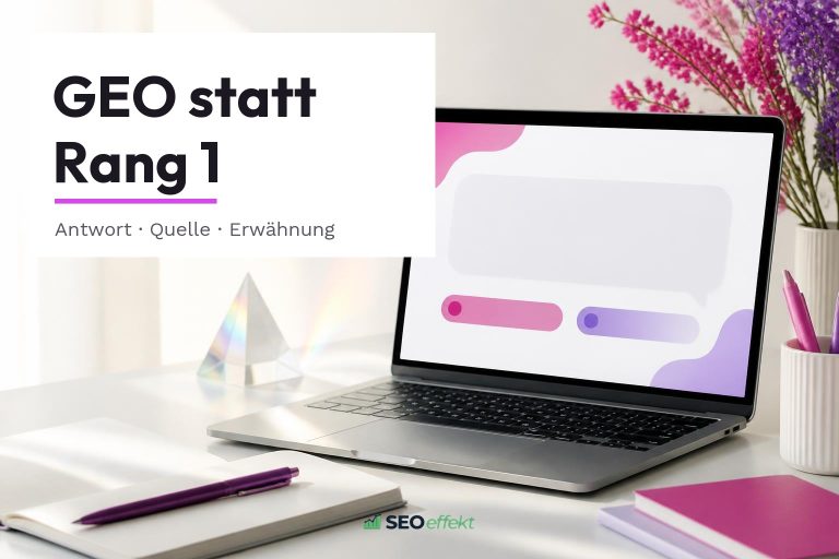 GEO Generative Engine Optimization: Antwort, Quelle, Erwähnung