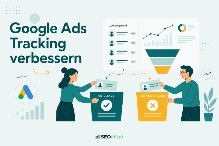 Team bewertet Lead-Qualität aus Google Ads am Dashboard