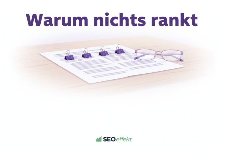 Helle Editorial-Illustration zur Optimierung von SEO-Content
