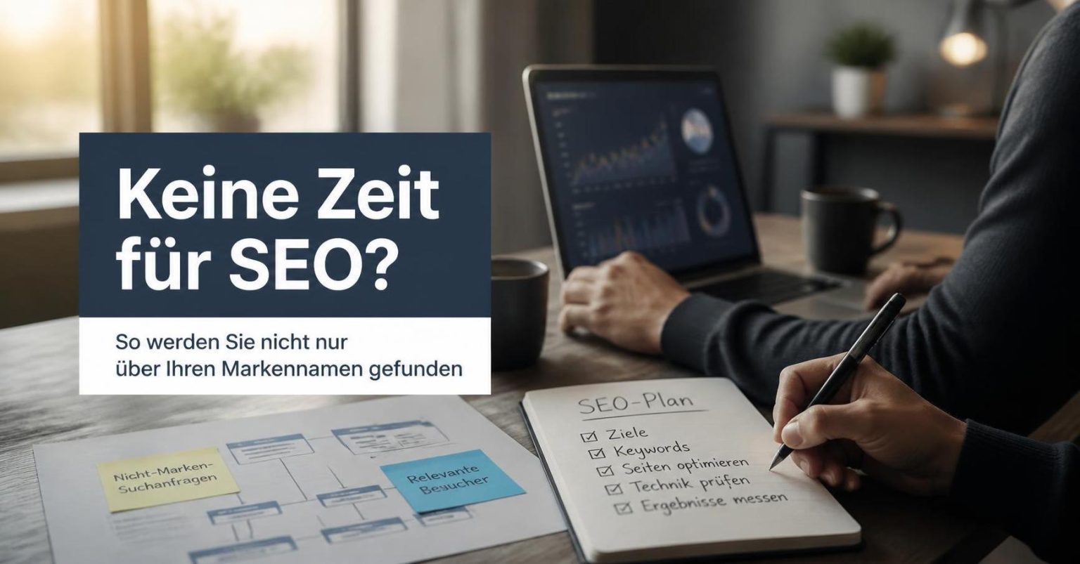 Keine Zeit für SEO? So werden Sie nicht nur über Ihren Markennamen gefunden