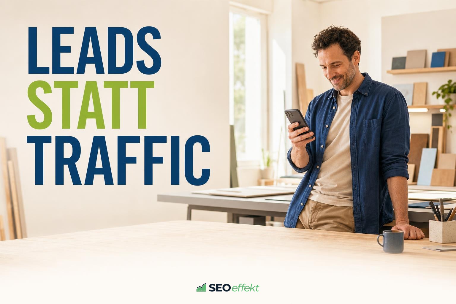 Beitragsbild: Mehr Anfragen durch SEO statt nur Traffic