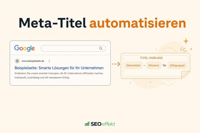 Redaktionelles Beitragsbild zum Automatisieren von Meta-Titeln