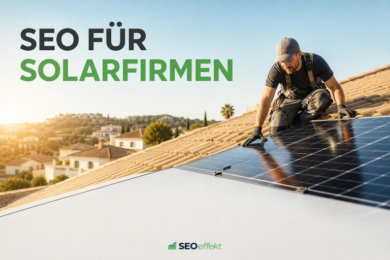 Beitragsbild: SEO für Solarunternehmen für planbare Anfragen