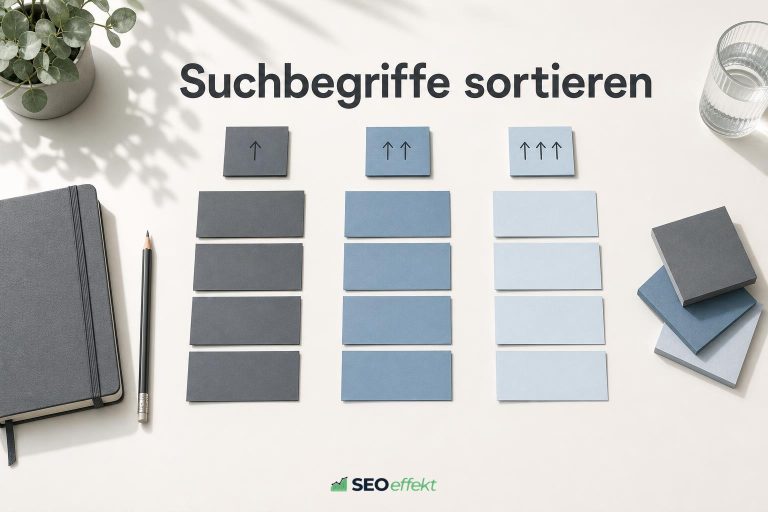 Beitragsbild: Suchbegriffe für die SEO Keyword Analyse sortieren