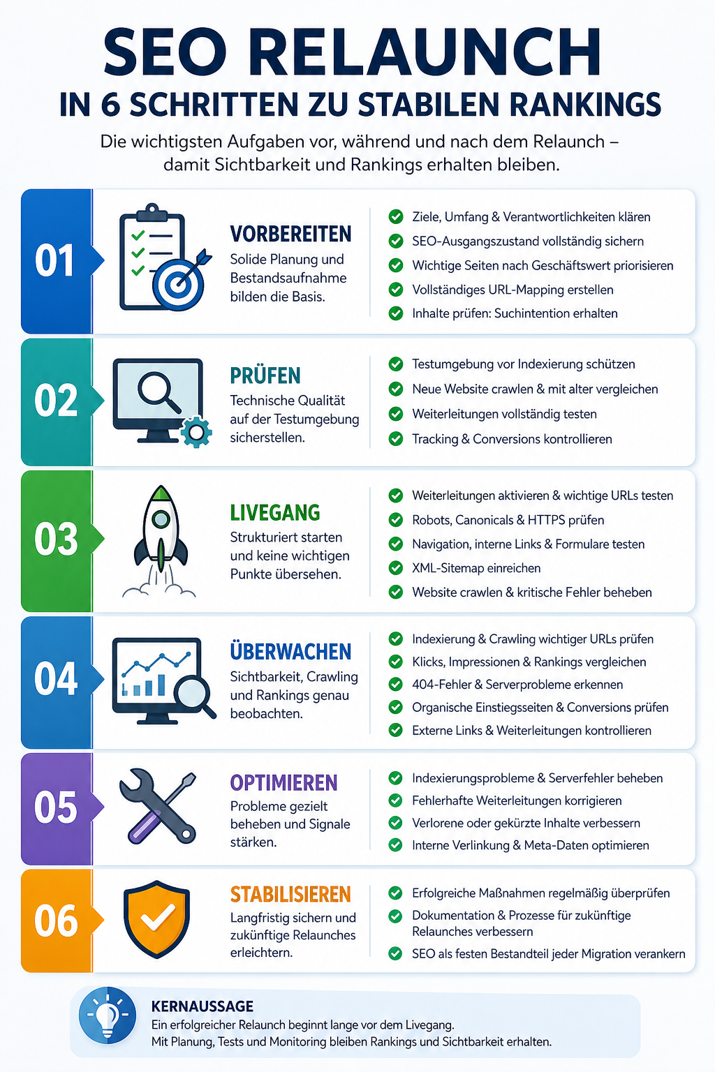 SEO Relaunch Checkliste