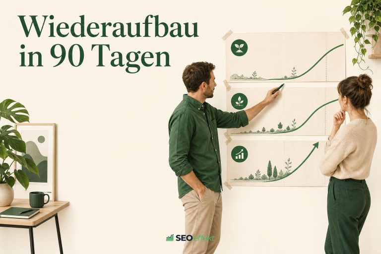 Team plant den Wiederaufbau der Sichtbarkeit über drei Monate