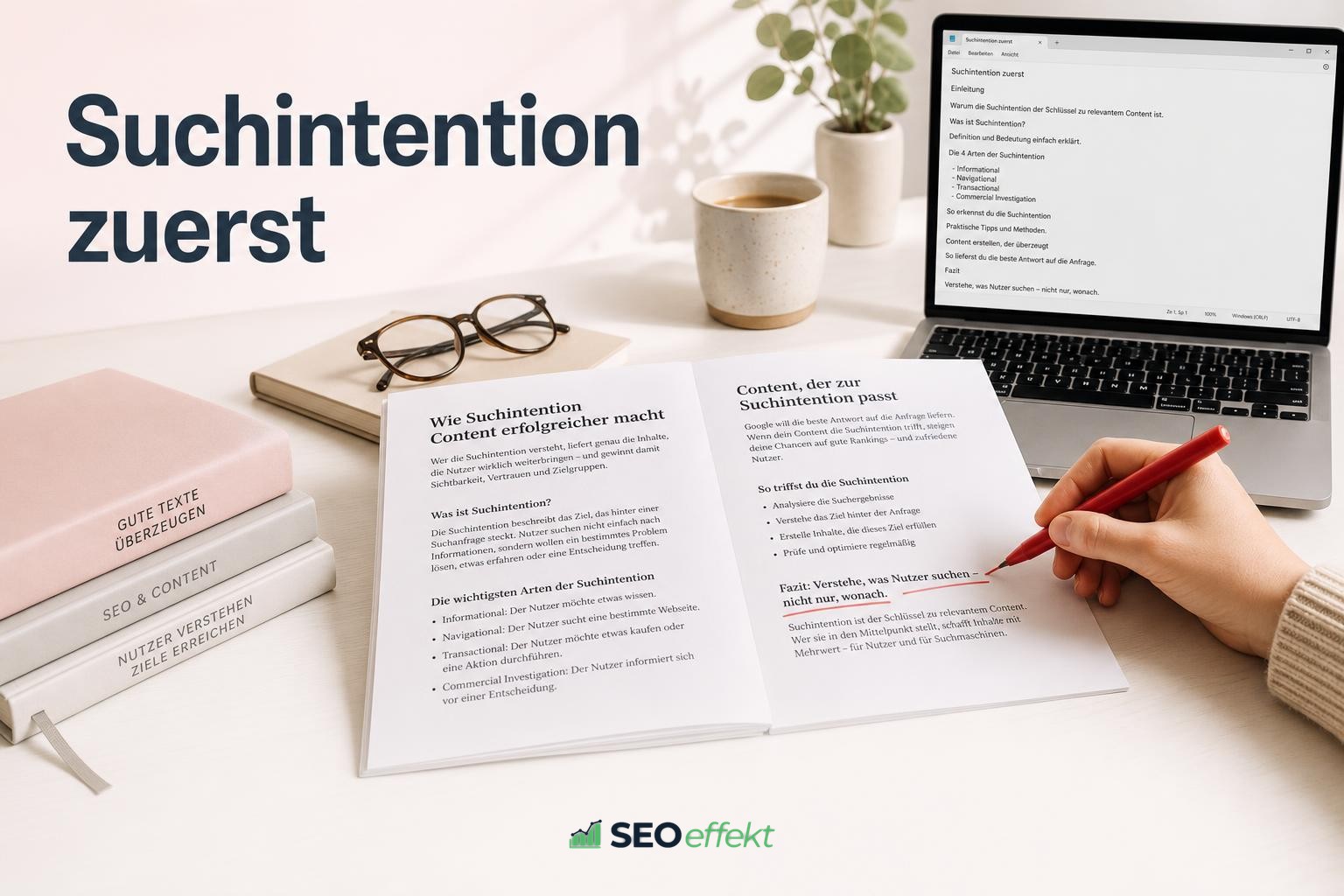 Redaktionelles Beitragsbild zum Optimieren von SEO-Texten