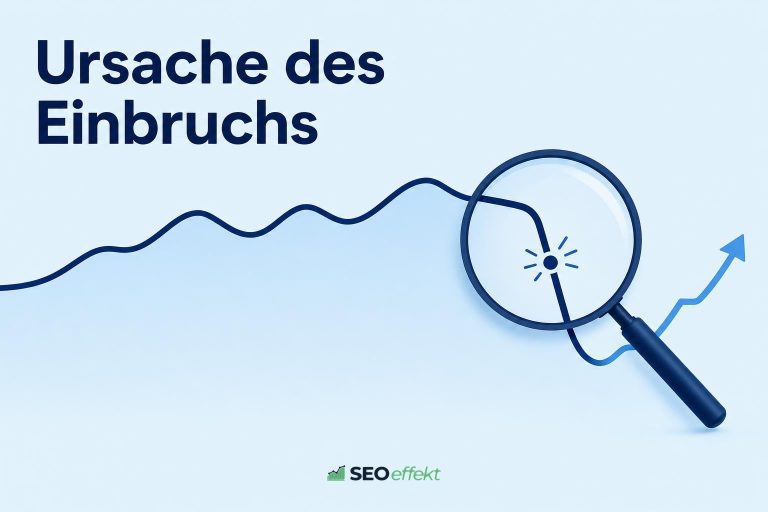 Editorielle Illustration zum Einbruch des SEO-Traffics