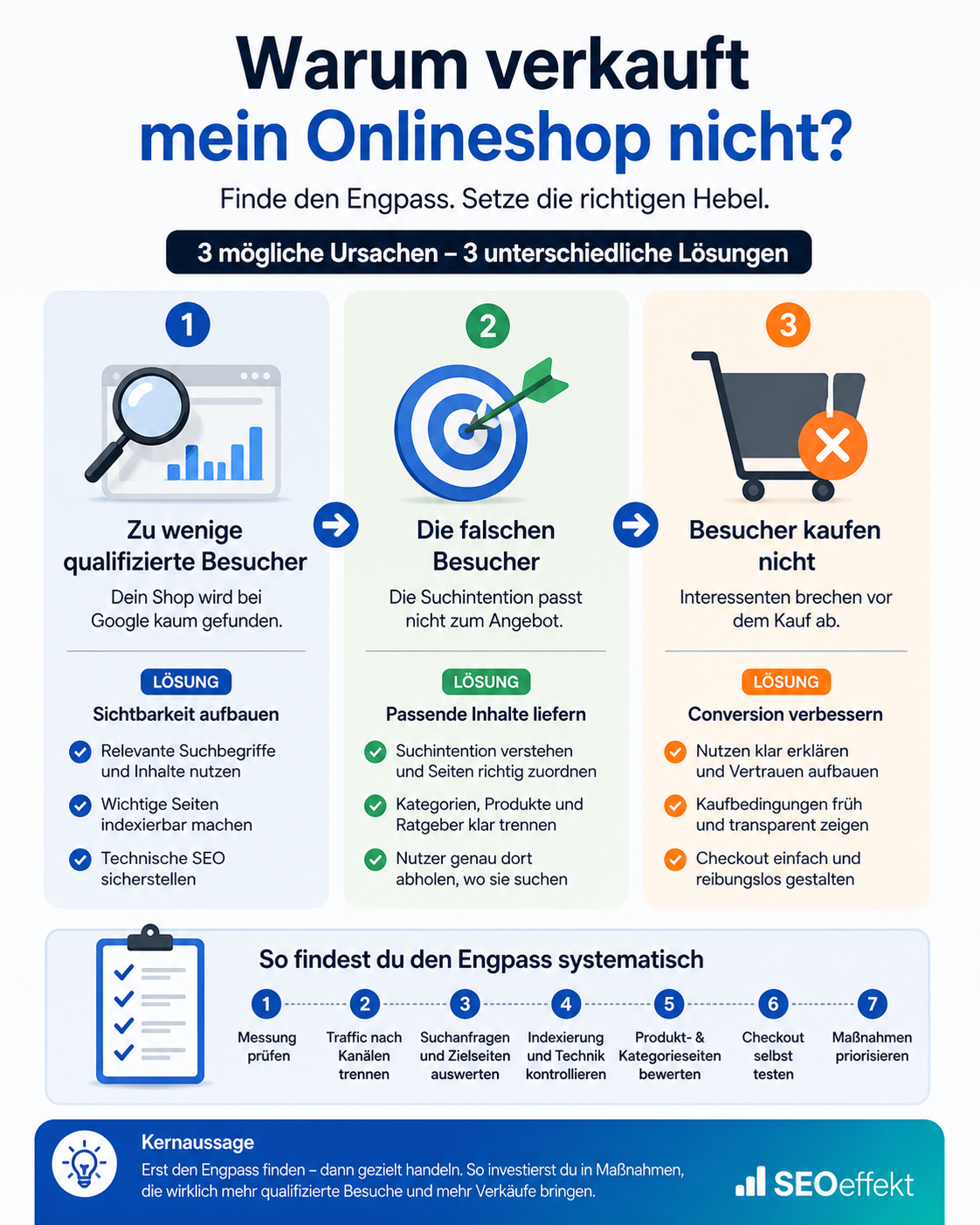 Warum verkauft mein Onlineshop nicht?