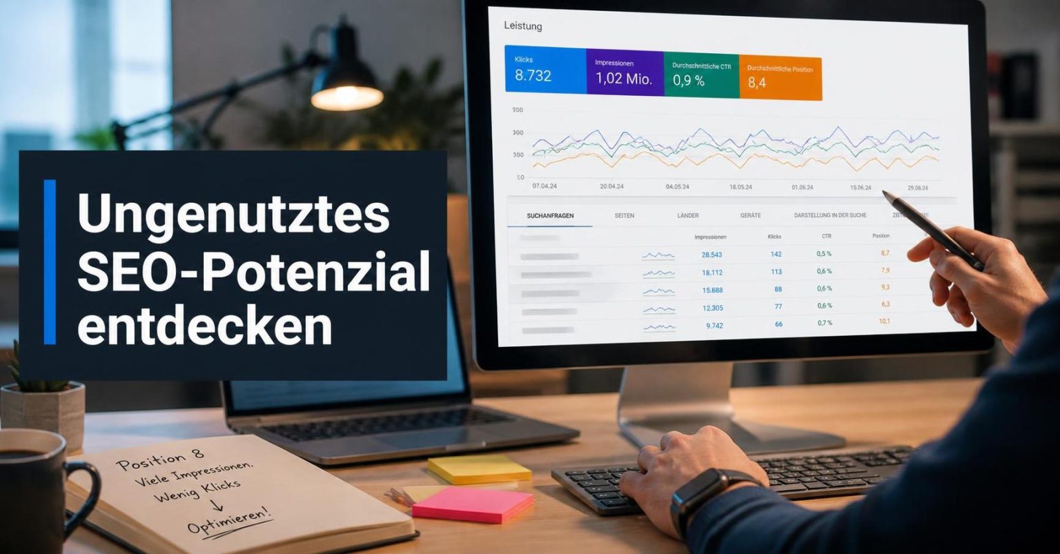 Google Search Console auswerten: So erkennen Sie ungenutztes SEO-Potenzial