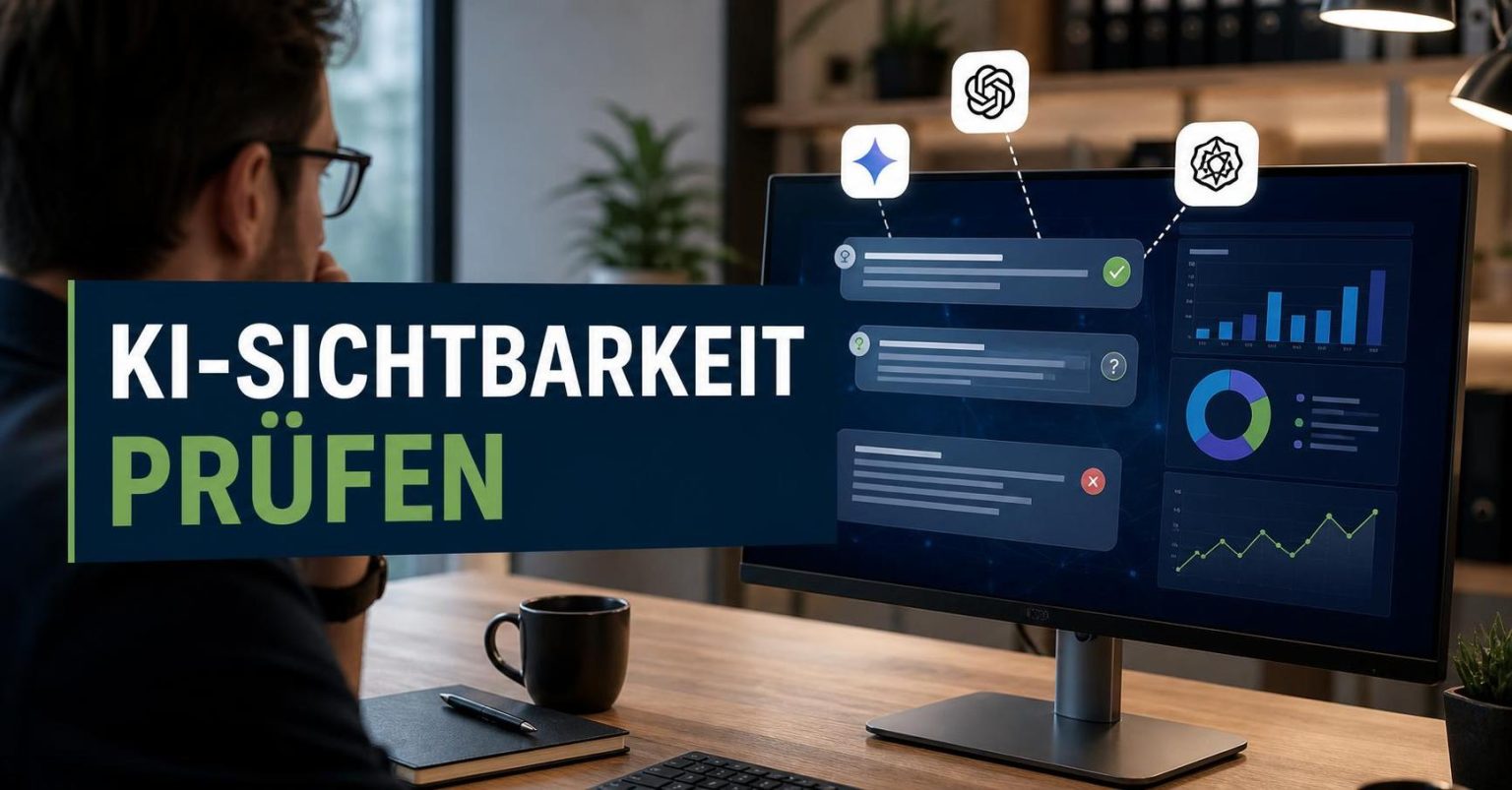 KI-Sichtbarkeit prüfen: So erkennen Sie, wie gut Ihre Website in KI-Suchen gefunden wird