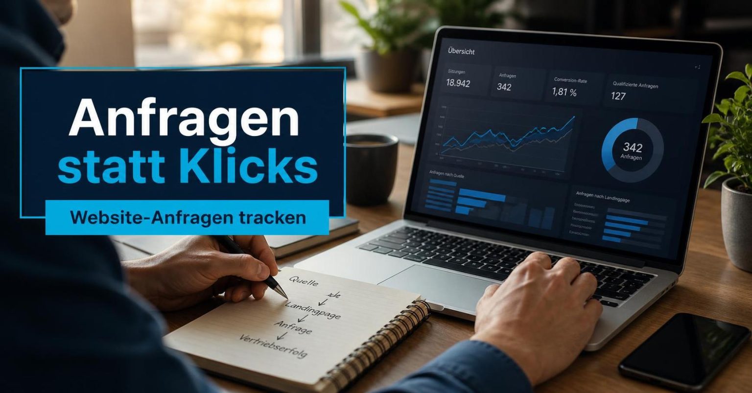 Website-Anfragen tracken: Welche Maßnahmen wirklich Anfragen bringen