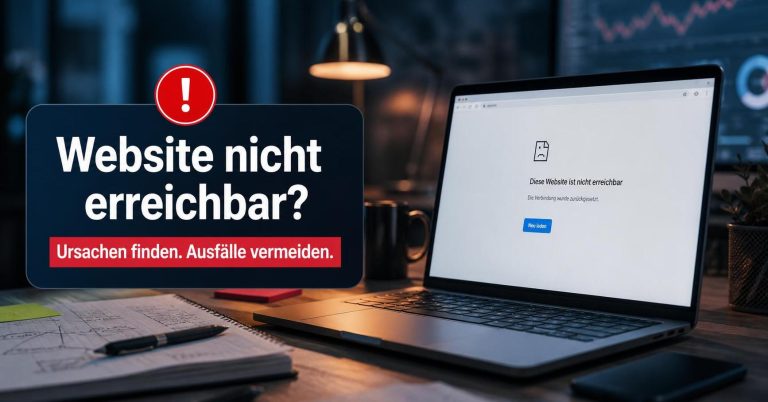 Website nicht erreichbar: Ursachen finden und Ausfälle dauerhaft vermeiden